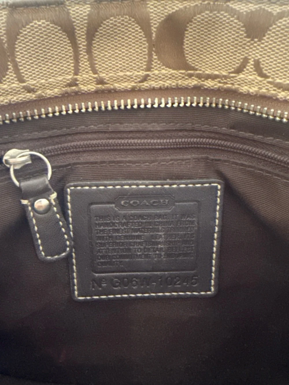 Coach Hamptons Shoulder Bag